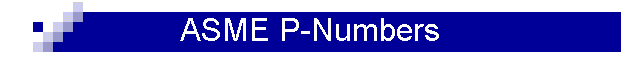 asme-p-numbers